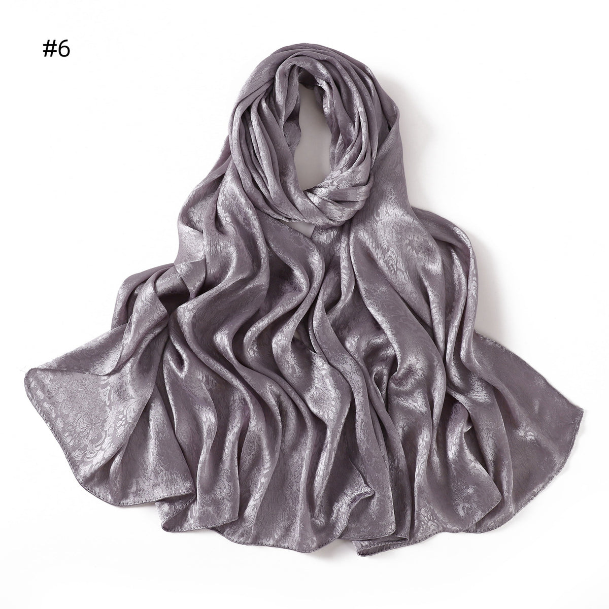 Satin Jacquard Kopftuch für Damen – Bild 5 | LuxeStyle