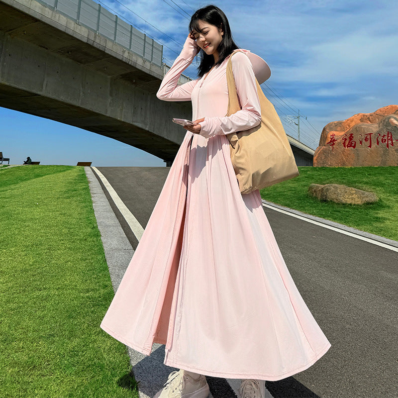 UV-Schutz Sommerkleid mit Taillenbetonung