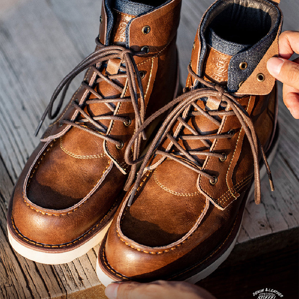 Vintage Winterarbeitsschuhe Herren – Bild 11 | LuxeStyle