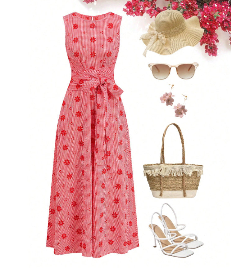 Boho Blumen Resort Maxikleid – Bild 3 | LuxeStyle