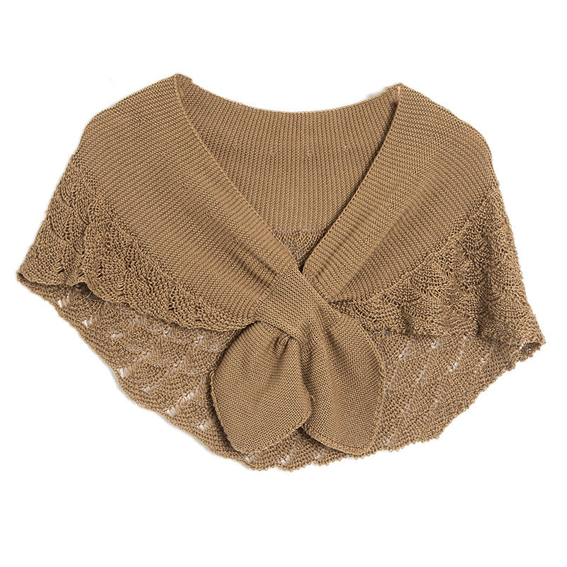 Schmaler Wollschal mit Hohlmuster – Bild 4 | LuxeStyle