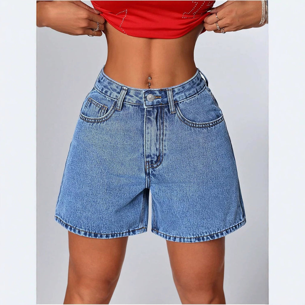 Stylishe Slim-Fit Denim Shorts für Damen