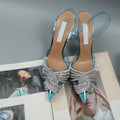 Sandalen mit Strass und spitzer Zehenpartie – Bild 8 | LuxeStyle