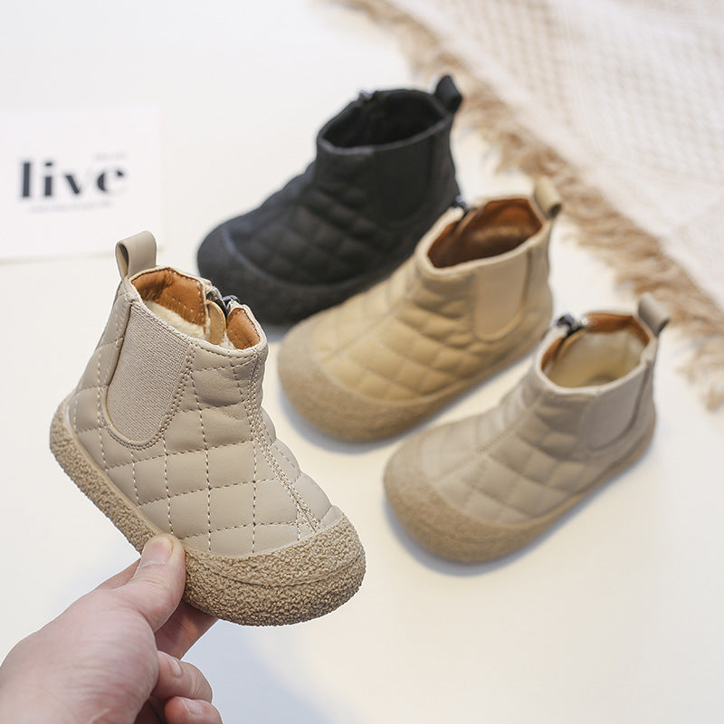 Warme Kinder Winterstiefel mit weicher Sohle – Bild 4 | LuxeStyle