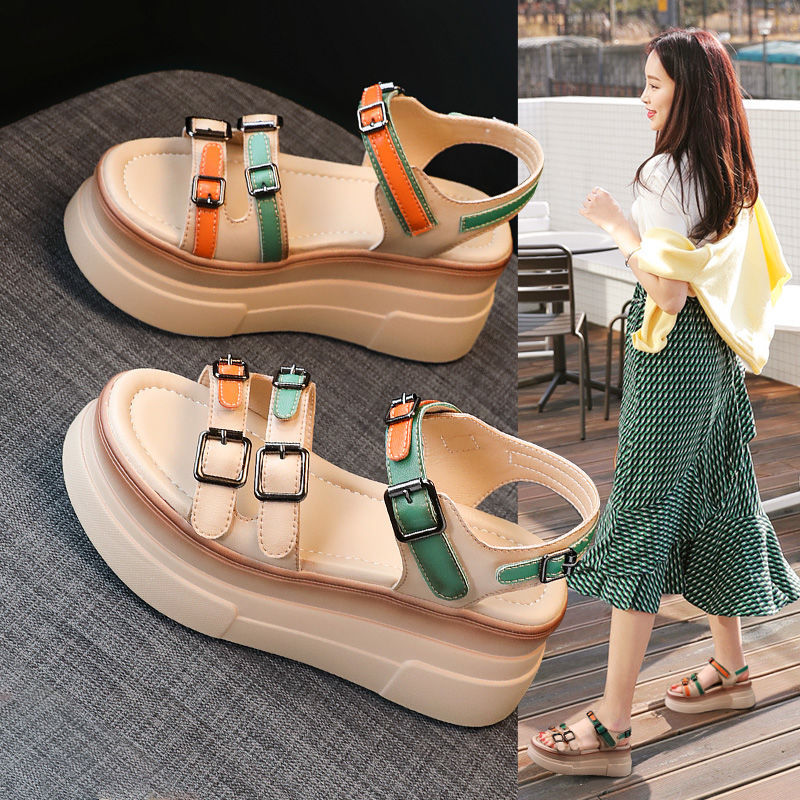Bunte Plateau-Sandalen für Damen – Bild 15 | LuxeStyle