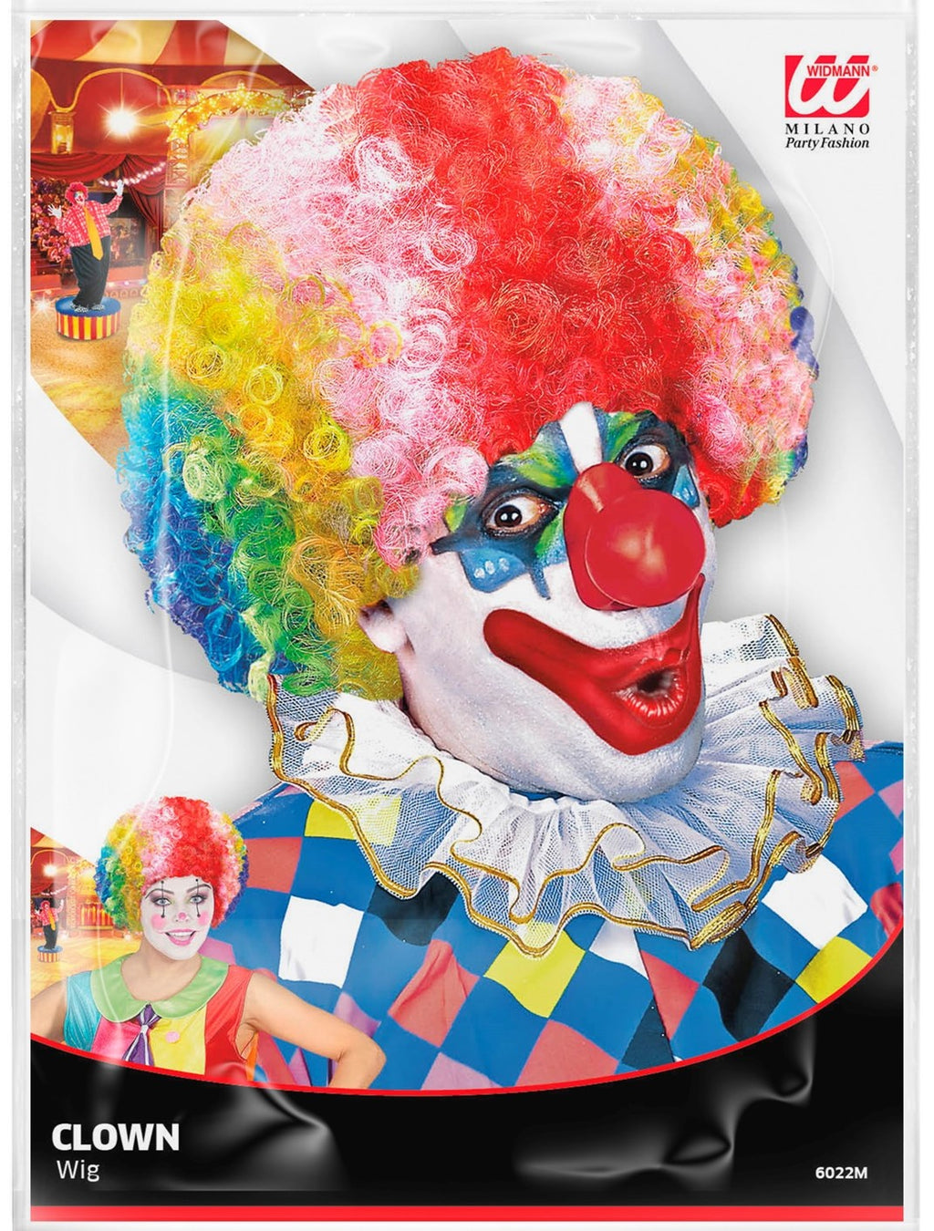 Perücke Clown multicolor – Bild 1 | LuxeStyle