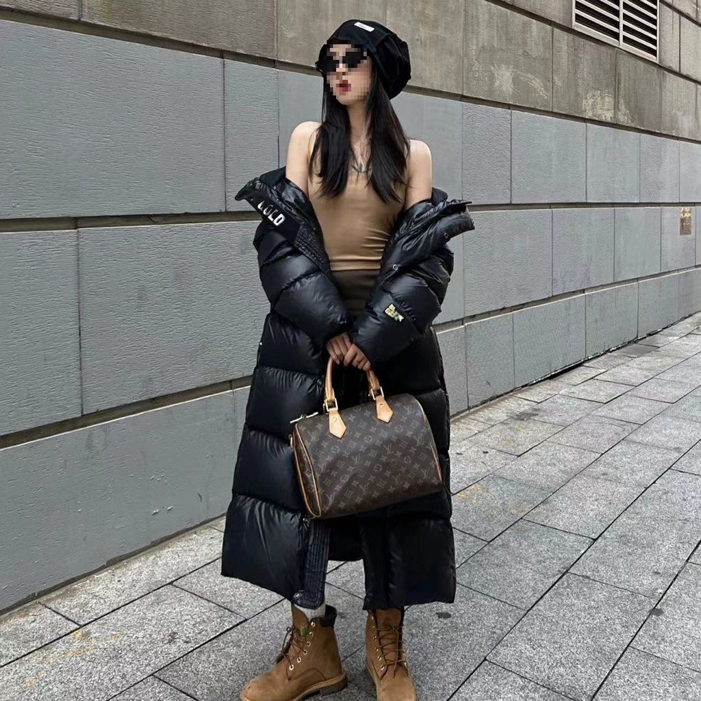 Lange Winter-Daunenjacke für Damen – Bild 2 | LuxeStyle