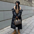 Lange Winter-Daunenjacke für Damen – Bild 7 | LuxeStyle