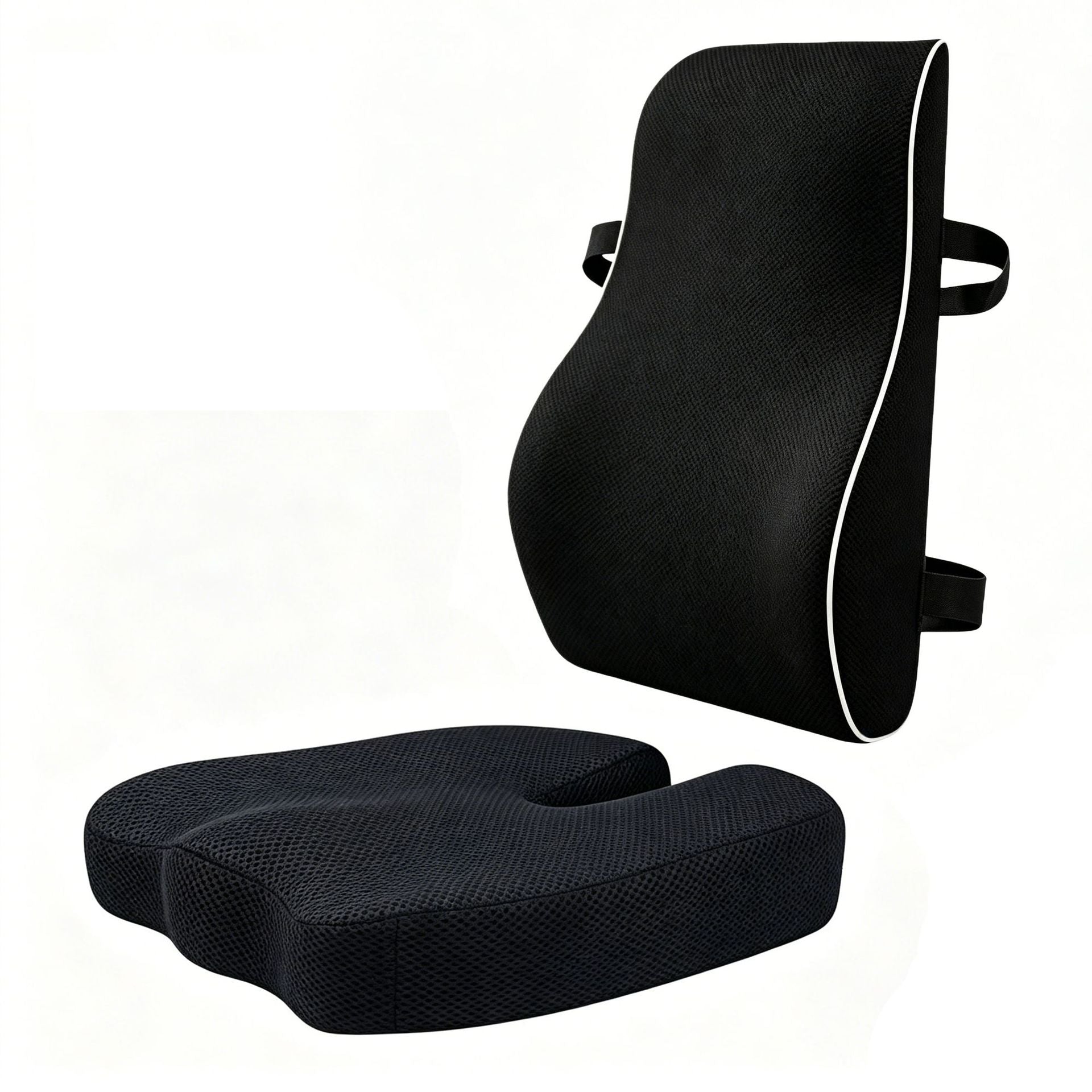 Sitzkissen-Set mit Rückenstütze