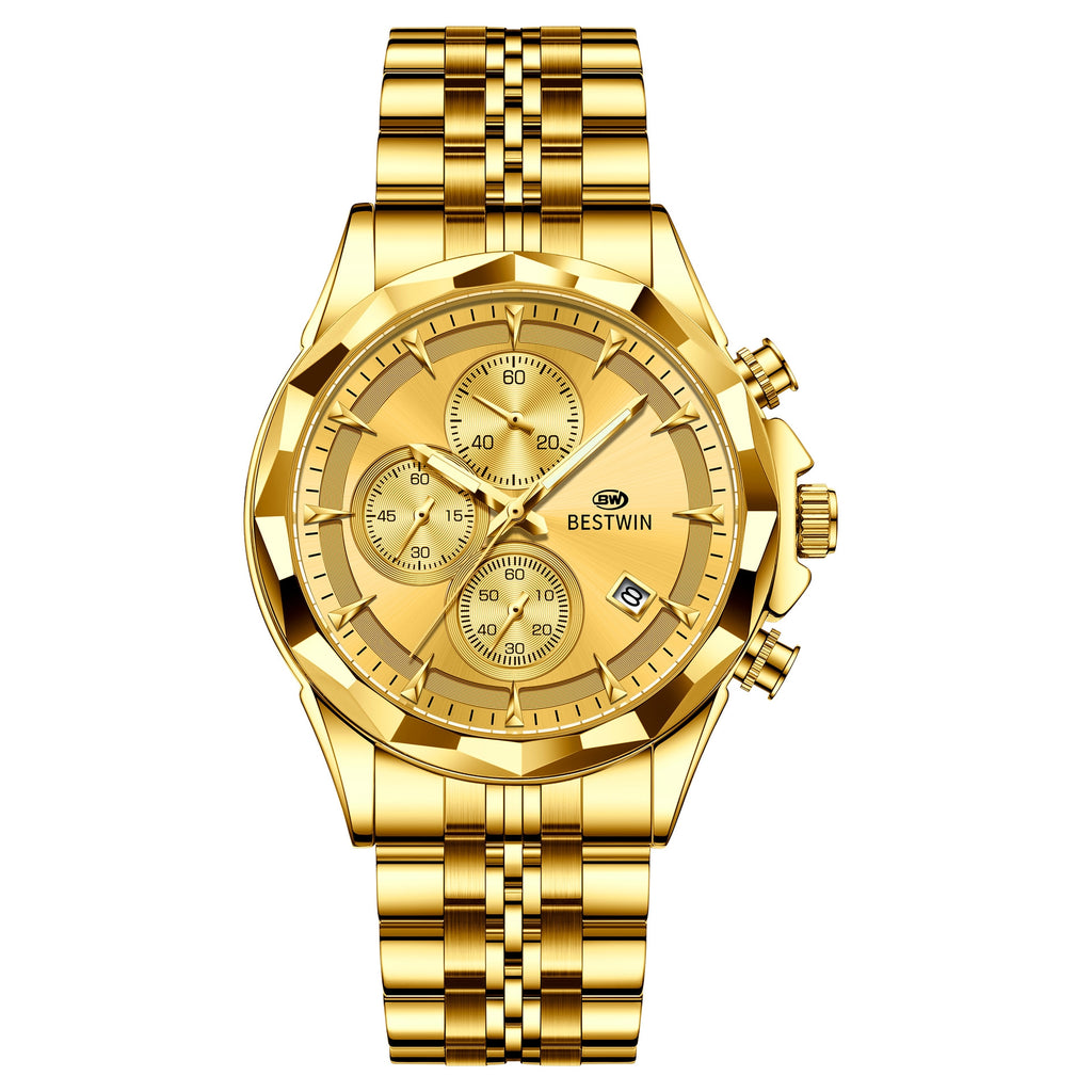 Personalisierte leuchtende Sechs-Hand-Uhr für Herren – Bild 7 | LuxeStyle