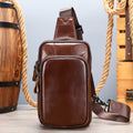 Crossbody-Tasche aus Vollschicht-Leder – Bild 4 | LuxeStyle