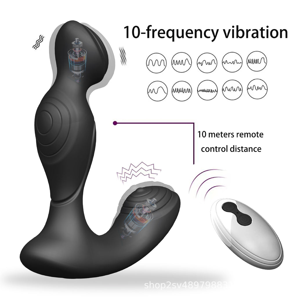Kabelloser Vibrationsmassierer mit Fernbedienung