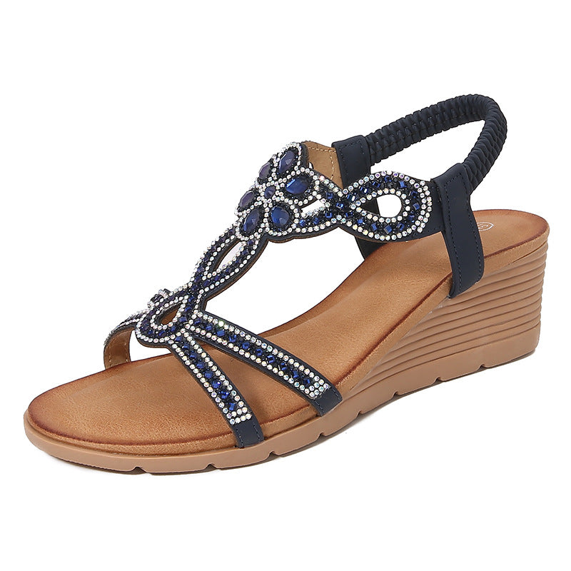 Bohemian Strass-Sandalen im Koreanischen Stil – Bild 4 | LuxeStyle