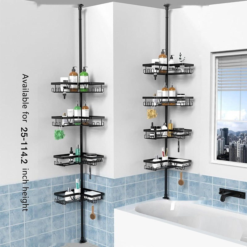 Ausziehbares Badregal ohne Bohren – Bild 2 | LuxeStyle