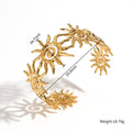 Armband «Sun» aus vergoldetem Edelstahl