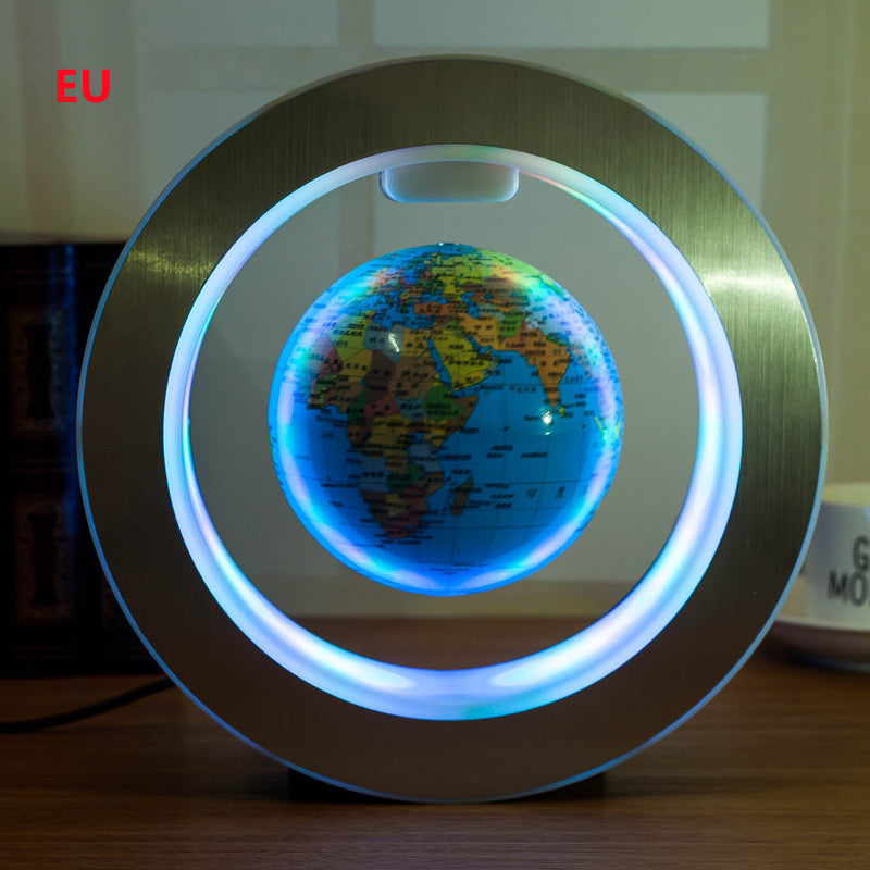 Schwebende LED-Weltkarte mit Magnetlevitation