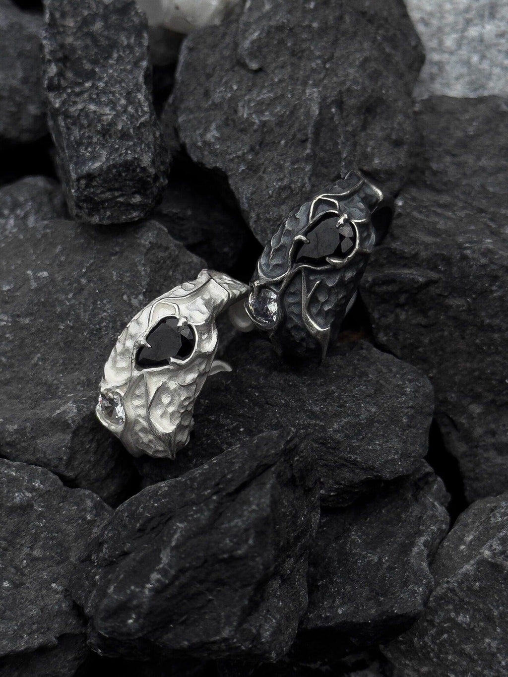 Handgemachter offener Ring aus 925 Sterling Silber | LuxeStyle
