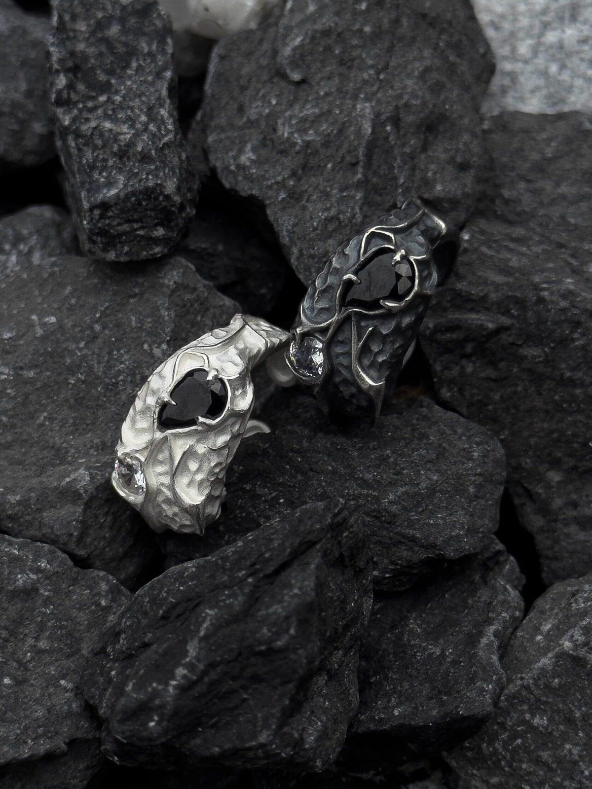 Handgemachter offener Ring aus 925 Sterling Silber | LuxeStyle