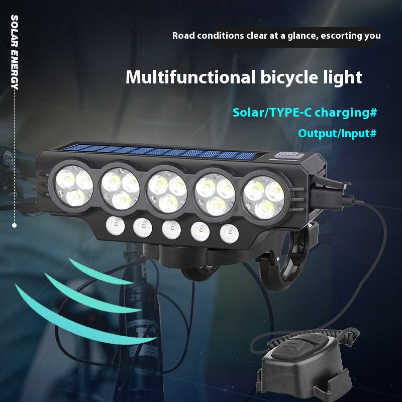 Solar Velo-Licht mit Hupe