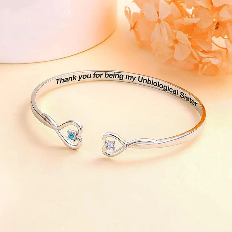 Herzarmband mit Zirkonia-Steinen | LuxeStyle