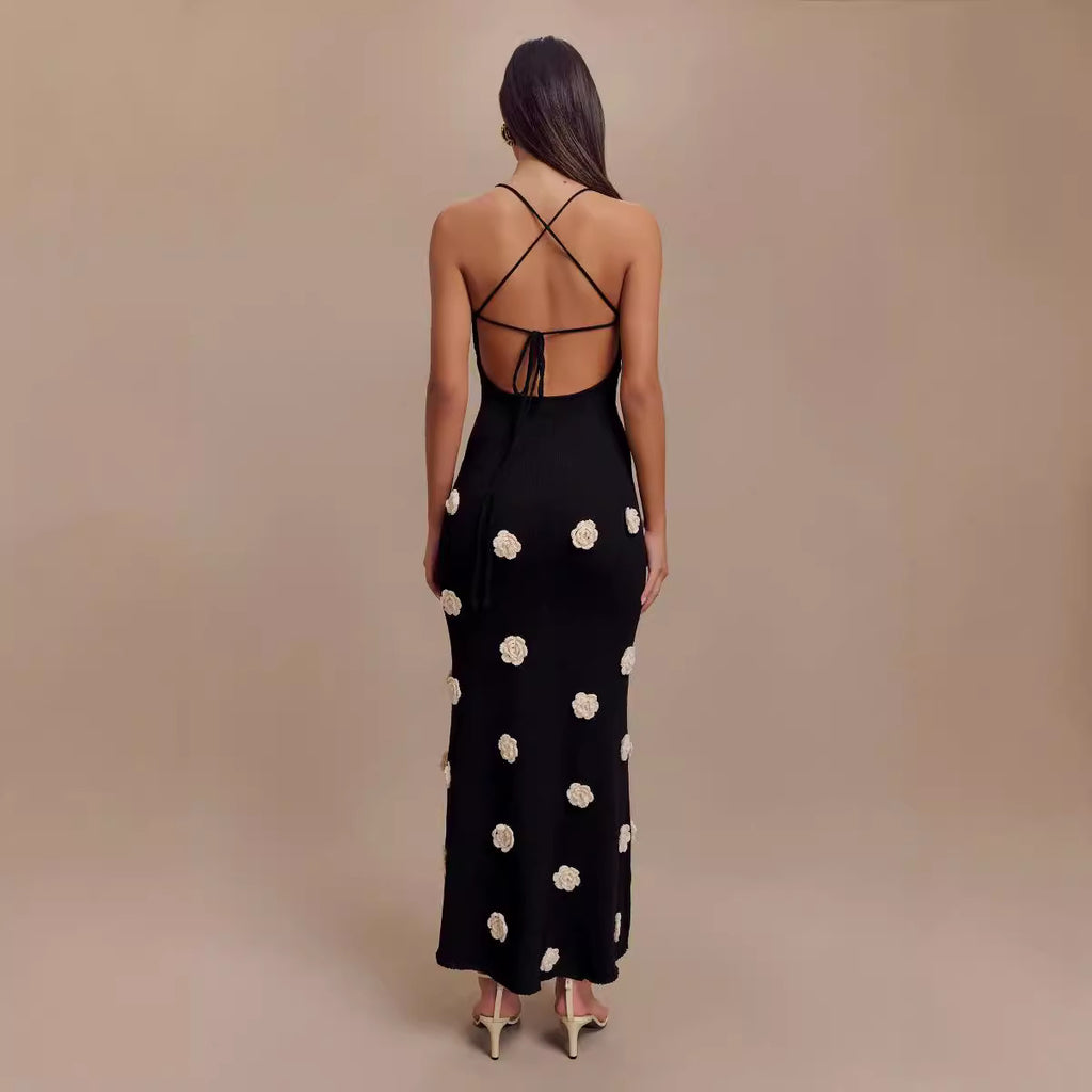 Sexy Trägerkleid mit hohem Bund