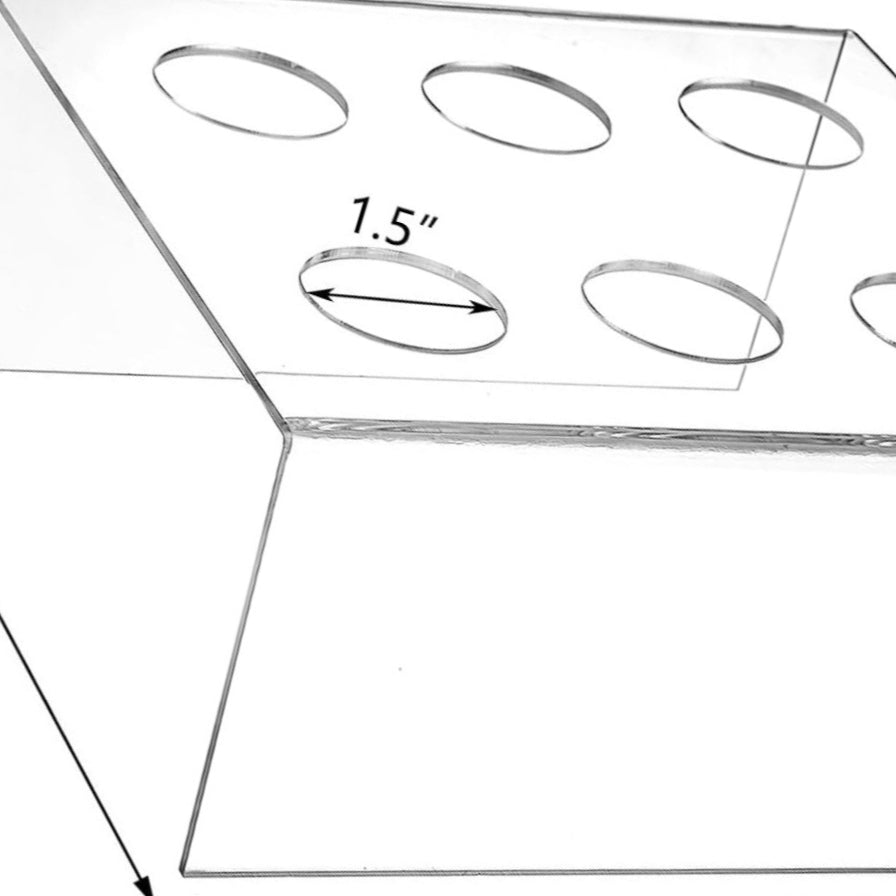 Acryl-Eiscreme-Kegelständiger Transparent – Bild 2 | LuxeStyle