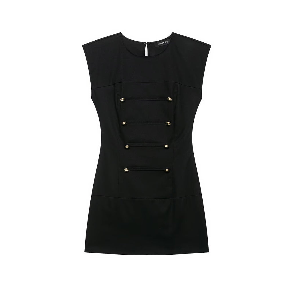 Sommerliches A-Linien Kleid mit Seilknoten