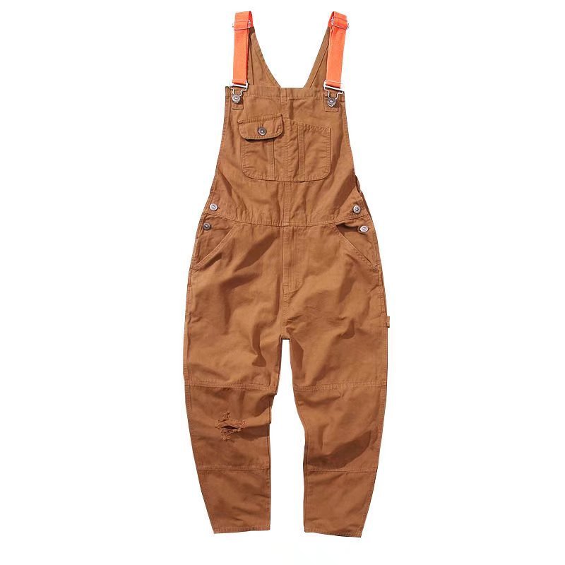 Gerade Cargo Jumpsuit Herren