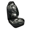 Sitzbezug mit Tattoo-Frau Motiv für 2 Sitze | LuxeStyle