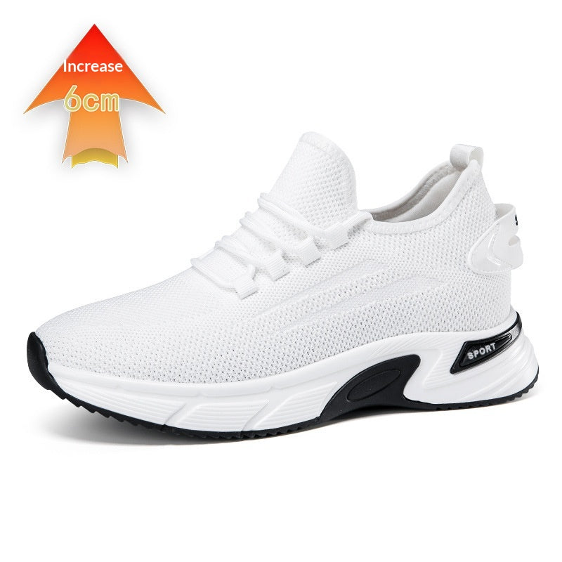 Laufschuhe mit unsichtbarer Fersenerhöhung