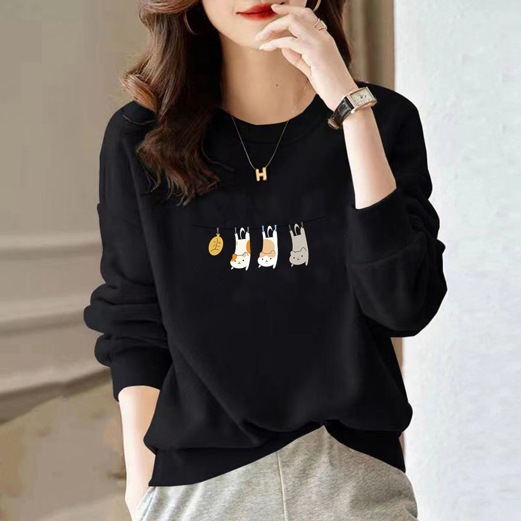 Designer Crewneck Sweatshirt für Damen