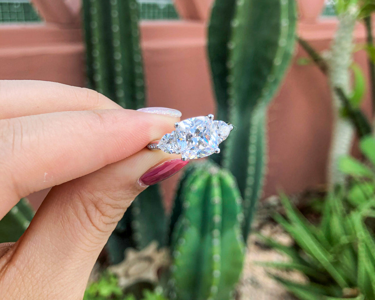 Geometrischer Zirkonia-Ring für Frauen – Bild 6 | LuxeStyle