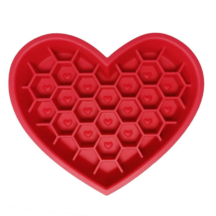 Hundefutter-Napf aus Silikon, Herzform – Bild 5 | LuxeStyle