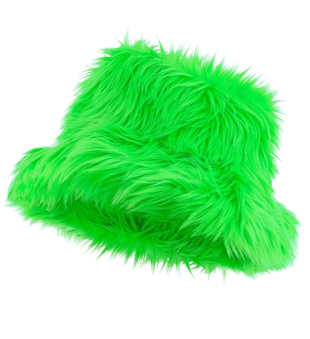 Plüsch Angler Hut Neon Grün – Bild 1 | LuxeStyle