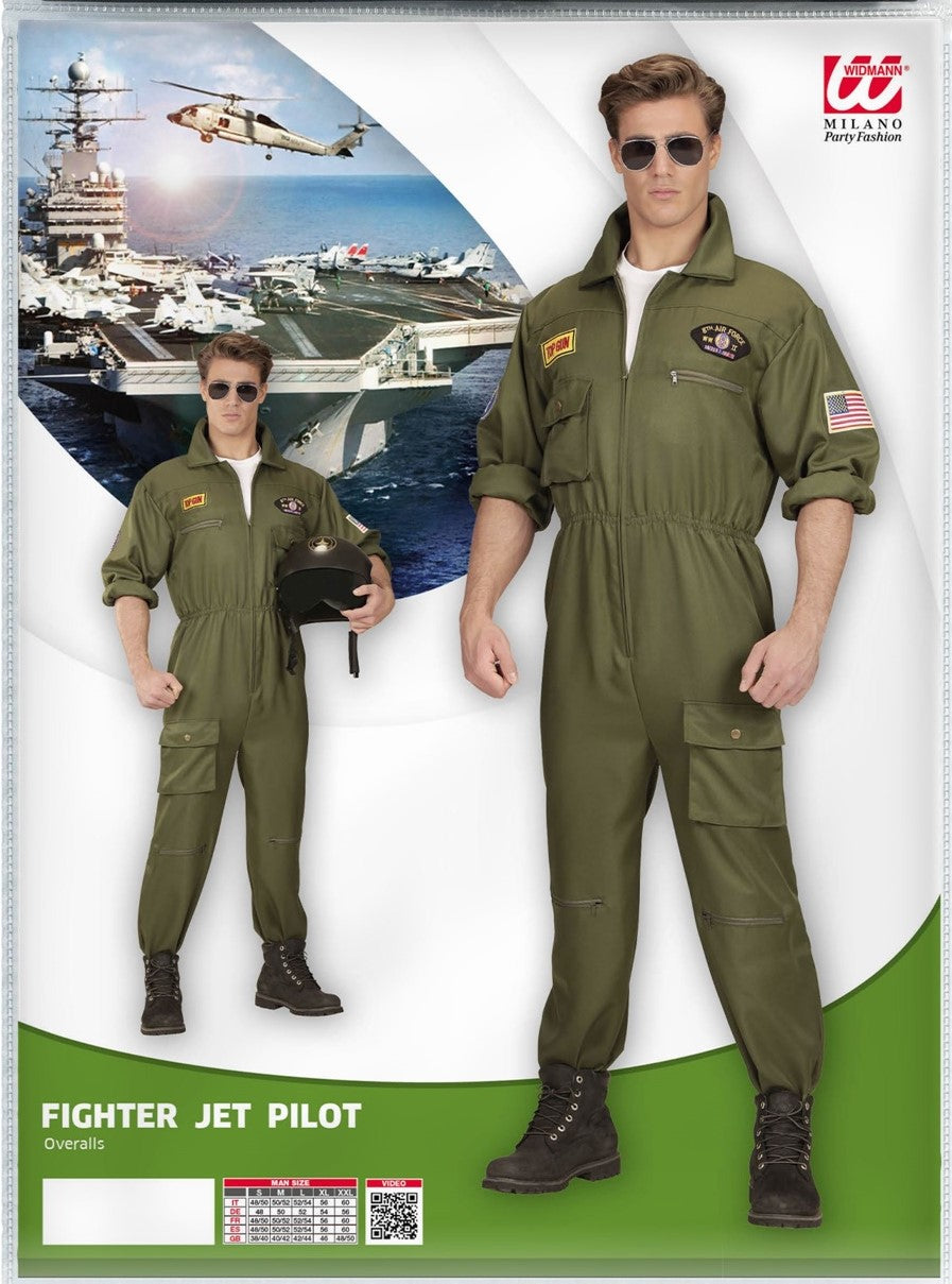 Kostüm Kampfjetpilot · Gr. XL