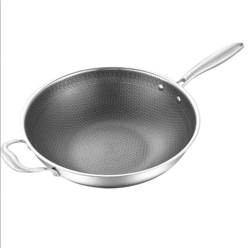 Wok aus 316 Edelstahl mit Wabenstruktur – Bild 16 | LuxeStyle