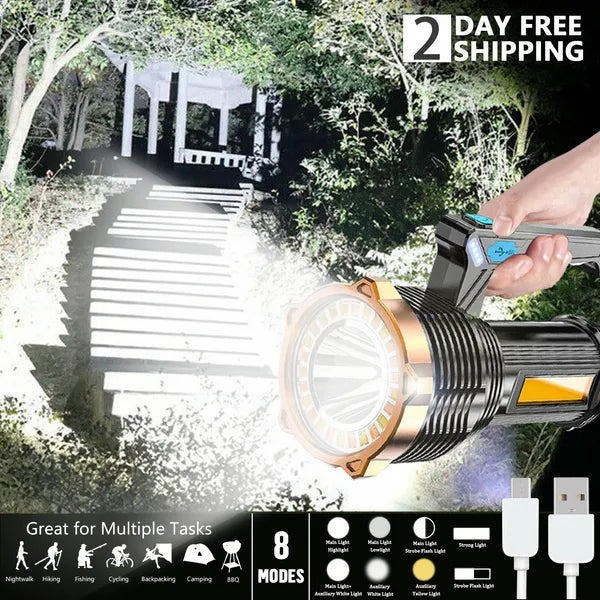 LED Handscheinwerfer mit 4 Leuchtmodi