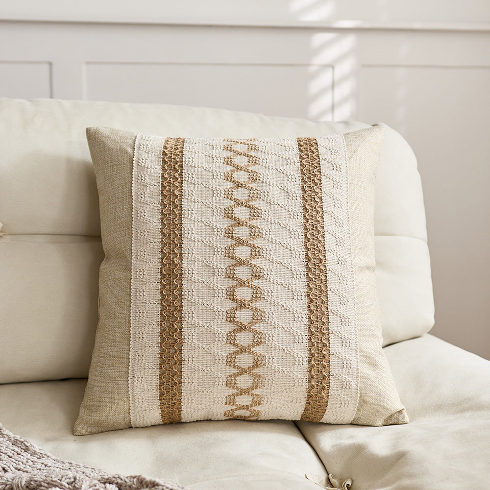 Boho-Kissenhülle Patchwork