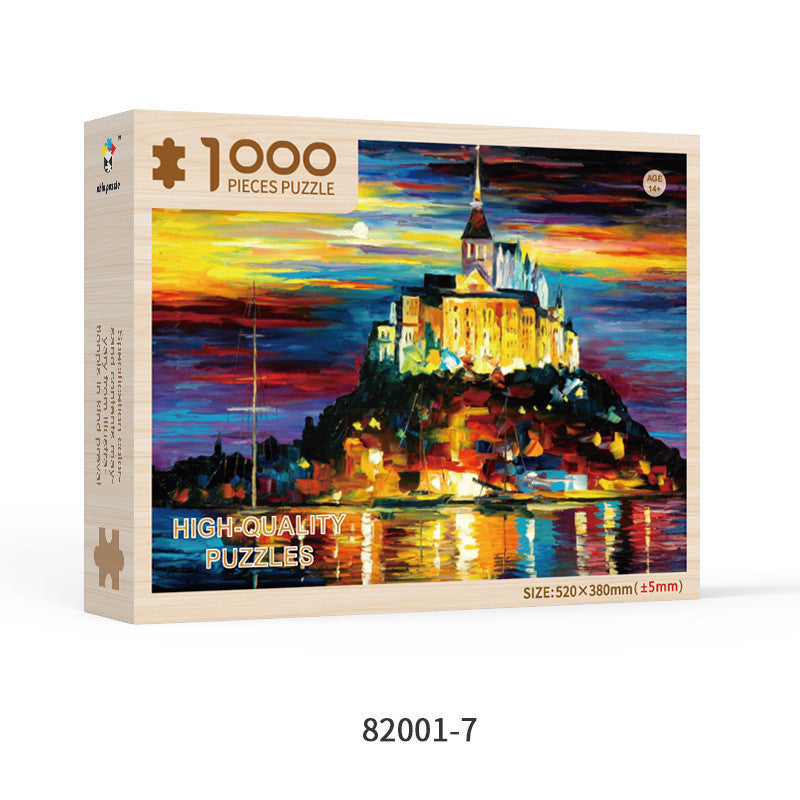 Holzpuzzle für Erwachsene – 1000 Teile – Bild 5 | LuxeStyle