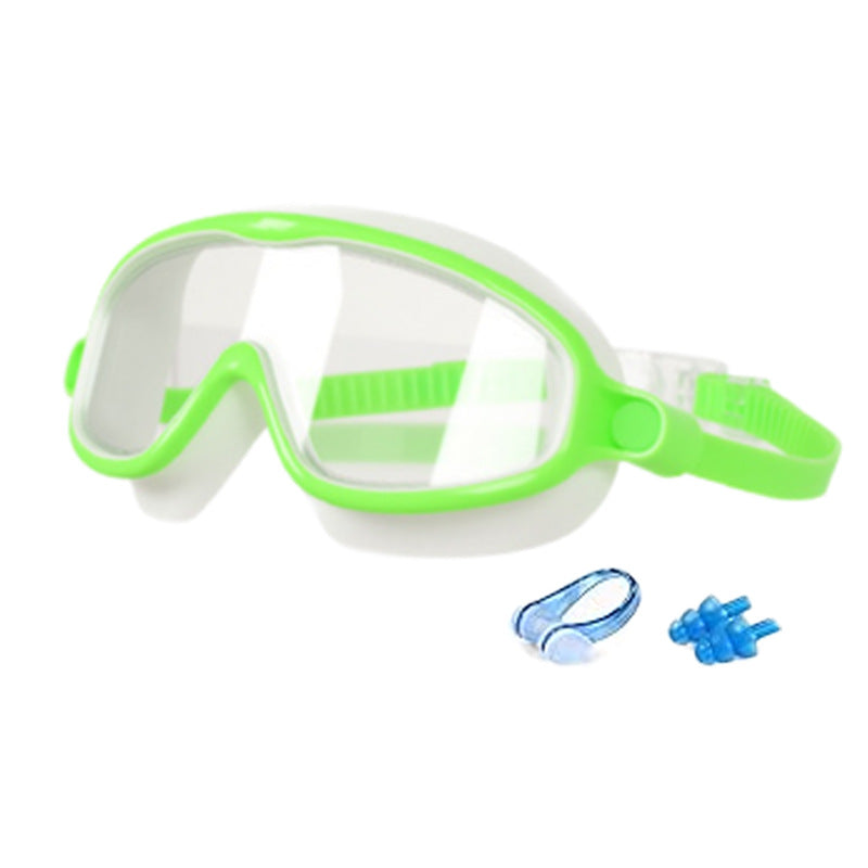 HD-Schwimmbrille für Kinder mit Nasenschutz