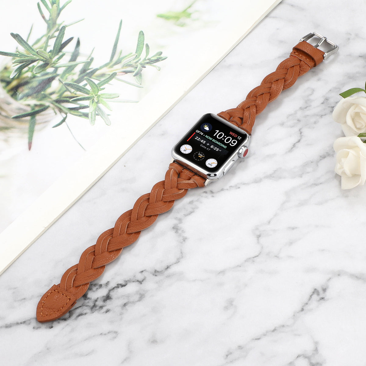 Armband für Smartwatch – geflochten, schmal – Bild 10 | LuxeStyle