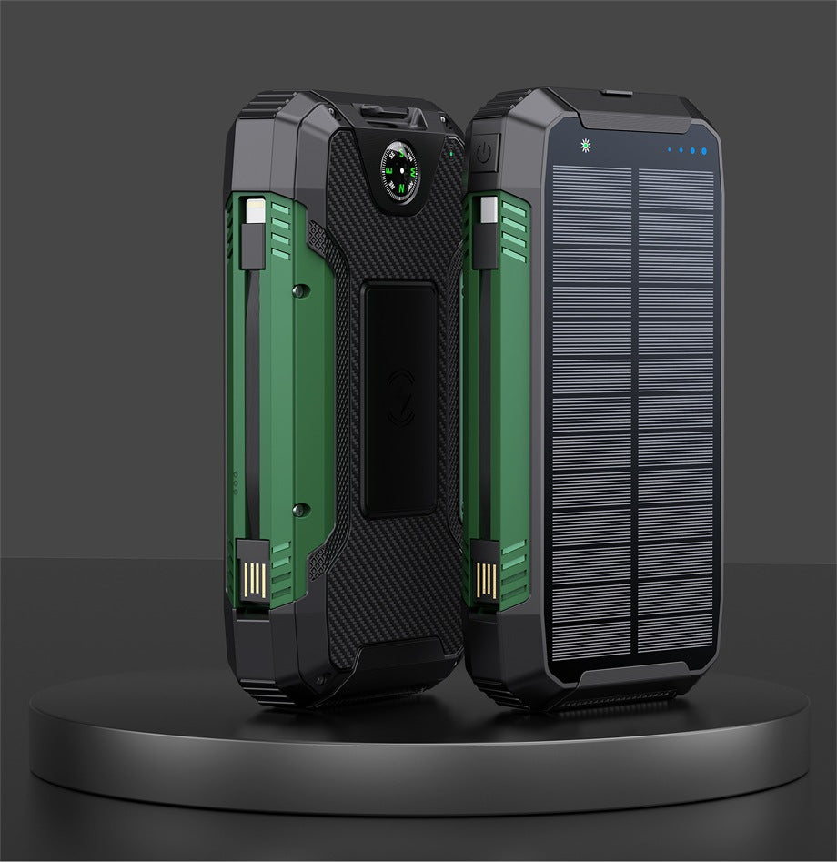Solar Powerbank 20000mAh mit Kabel