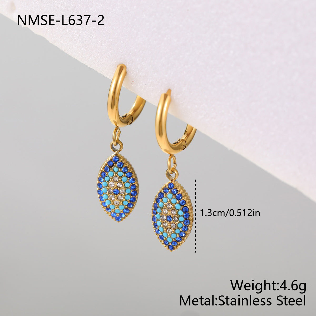 Herzohrringe mit Diamanten