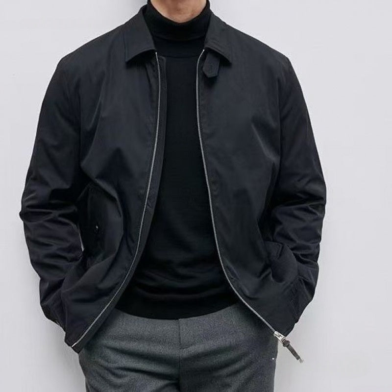 Retro Langarm-Jacke im British Style