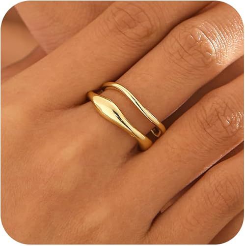 Vergoldeter Ring im Minimal-Design – Bild 3 | LuxeStyle