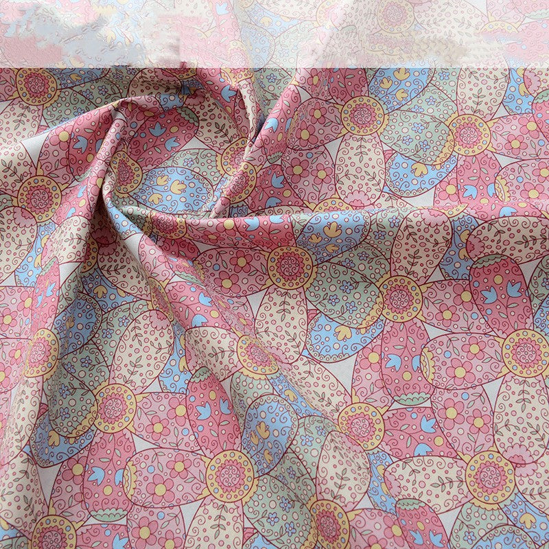 Bedruckter Baumwollstoff mit Pflanzenmuster – Bild 4 | LuxeStyle