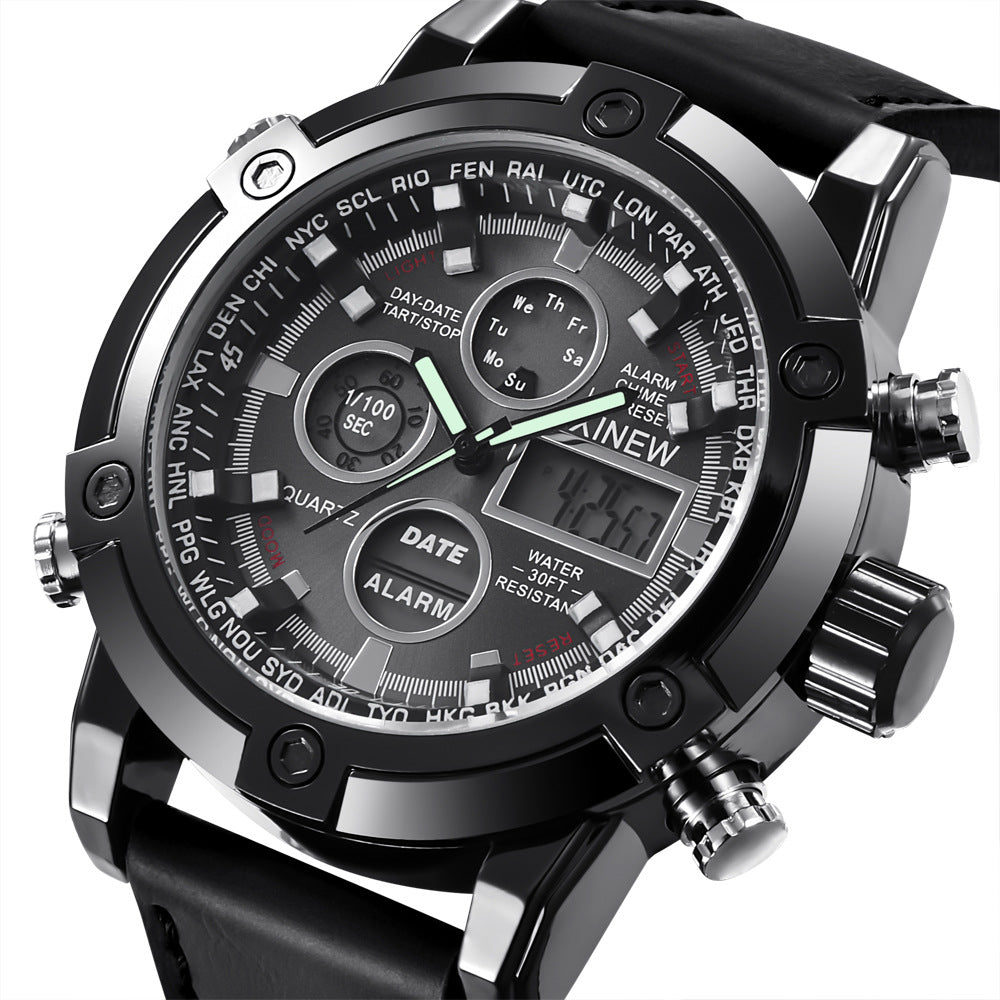 Herrenarmbanduhr Multifunktional