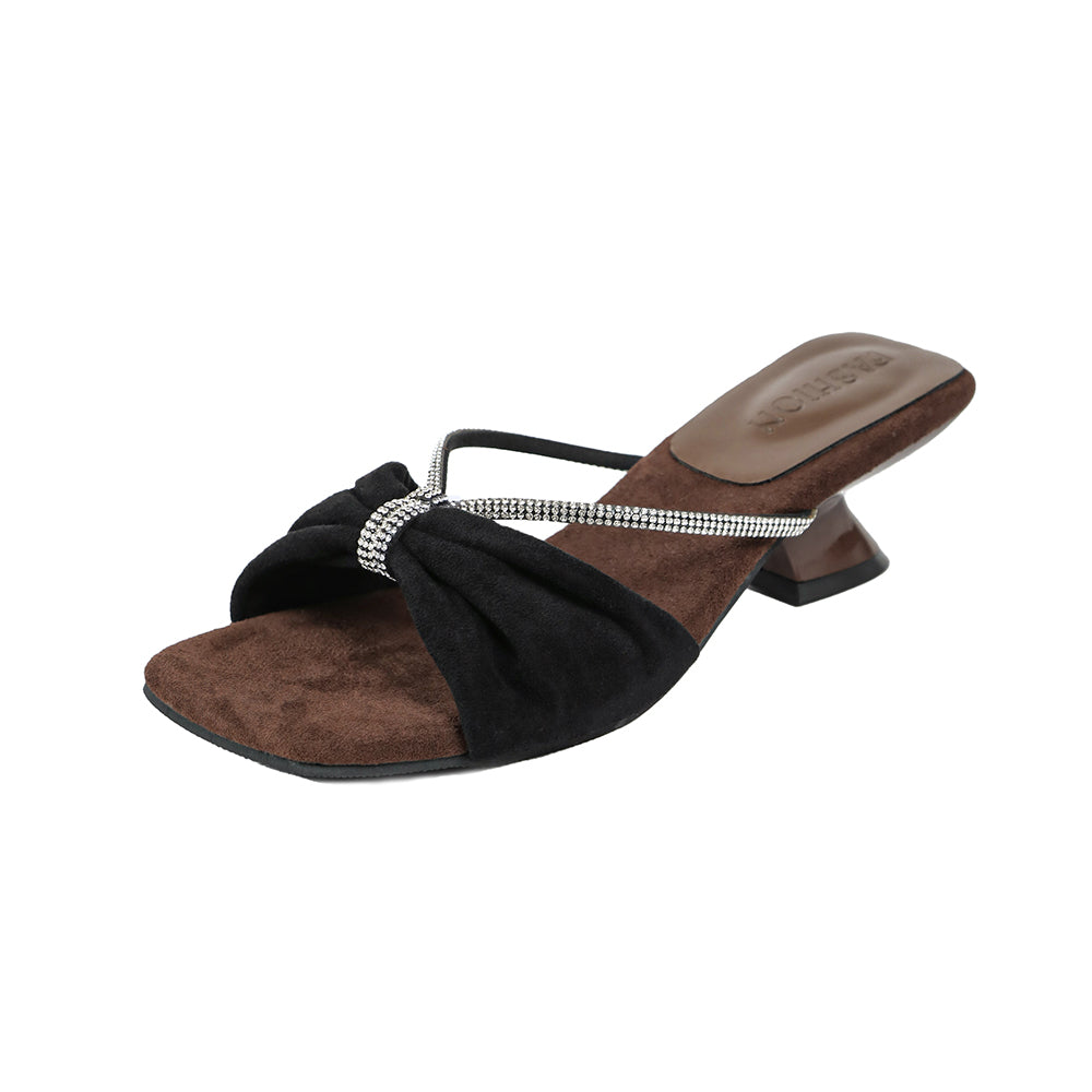 Satin-Sandalen