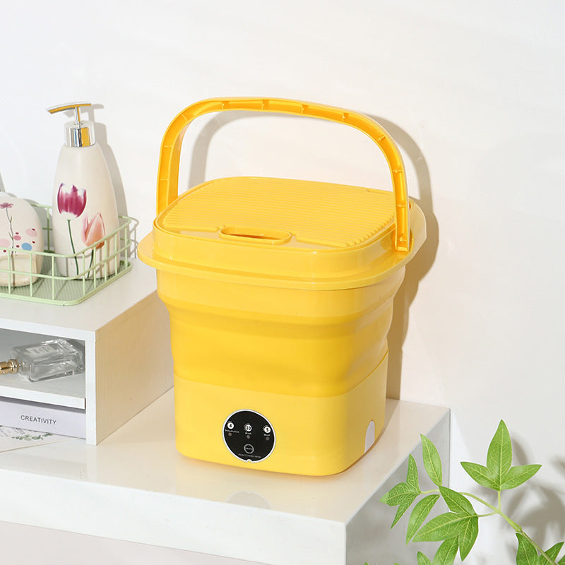 Faltbare Mini-Waschmaschine mit Trocknerfunktion