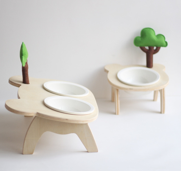 Cub Bowl Futterstation Holz – Bild 5 | LuxeStyle